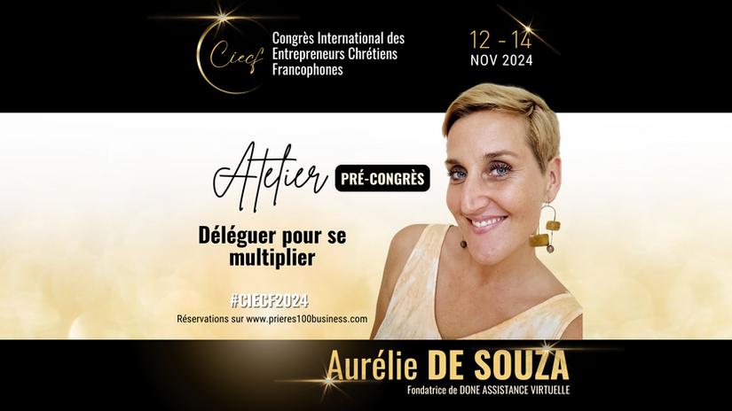 CIECF 2024 - MASTERCLASS : Déléguer pour se multiplier